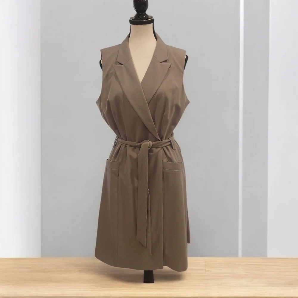 Calvin Klein Gray Mini Dress - Picture 1 of 9